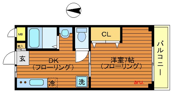 三鷹台駅 徒歩3分 1階の物件間取画像